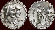AR Denarius (70 v. Chr) ROMAN REPUBLIC - QUINTUS FUFIUS CALENUS & PUBLIUS MUCIUS SCAEVOLA CORDUS -  