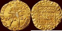 Gouden dukaat NOORDELIJKE NEDERLANDEN (NETHERLANDS) - REPUBLIEK, 1581-1795 - UTRECHT -  1727/17, Utr