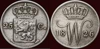 Koninkrijk der Nederlanden 25 Cents 1826 NEDERLAND (NETHERLANDS, KINGDOM... 45,00 EUR  zzgl. 9,50 EUR Versand