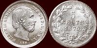 Koninkrijk der Nederlanden 5 cents NEDERLAND (NETHERLANDS, KINGDOM) - WILLEM III, 1849-1890 - -