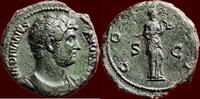 Roman Empire AE As (126-127) HADRIANUS (HADRIAN), 117-138 - Rome ss