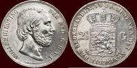Koninkrijk der Nederlanden 2 ½ Gulden NEDERLAND (NETHERLANDS, KINGDOM) - WILLEM III, 1849-1890 - -