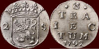 Utrecht Dubbele wapenstuiver NOORDELIJKE NEDERLANDEN (NETHERLANDS) - REPUBLIEK, 1581-1795 - UTRECHT - 1792, Utrecht -