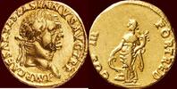Roman Empire AV Aureus (71) VESPASIANUS (VESPASIAN), 69-79 - Lugdunum Very attractive portrait with s details.