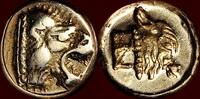 EL 1/6 Stater 521-478 BC v. Chr. LESBOS, MYTILENE -  or hecte, 521-478 BC ss / vz
