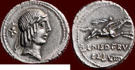 AR Denarius ROMAN REPUBLIC - LUCIUS CALPURNIUS PISO FRUGI - Rome -