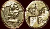 EL 1/6 Stater 500-450 BC v. Chr. MYSIA, KYZIKOS -  or hekte, circa 500-450 BC ss / vz