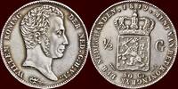 Koninkrijk der Nederlanden ½ Gulden NEDERLAND (NETHERLANDS, KINGDOM) - WILLEM I, 1815-1840 - 1819, Utrecht -