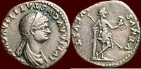 Roman Empire AR Denarius (80-81) JULIA, daughter of Titus - Rome ss / vz