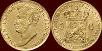 Koninkrijk der Nederlanden 5 Gulden NEDERLAND (NETHERLANDS, KINGDOM) - WILLEM I, 1815-1840 - 1826, Brussel -