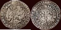 groot ZUIDELIJKE NEDERLANDEN (SOUTHERN NETHERLANDS) - GRAAFSCHAP VLAANDEREN - LODEWIJK II VAN MALE, 1346-1384 - Zilveren leeuw van twe -
