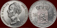 Koninkrijk der Nederlanden 2 ½ Gulden NEDERLAND (NETHERLANDS, KINGDOM) - WILLEM II, 1840-1849 - -