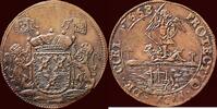 AE Rekenpenning SPAANSE NEDERLANDEN - HERTOGDOM BRABANT - PERIODE KAREL II , 1665-1700 - 1668, Brussel -