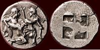 AR Stater THRACIAN ISLANDS, THASOS - circa 525-500 BC -