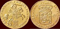 Utrecht 7 gulden NOORDELIJKE NEDERLANDEN (NETHERLANDS) - REPUBLIEK, 1581-1795 - UTRECHT - ½ Gouden rijder van 1750, Utrecht -