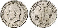 FRANKREICH 5 Francs Vichy-Regierung (1940-1944)