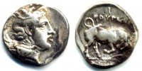 Lukania / Thourioi (Thurium) Stater Lukania / Thourioi (römisch: Thurium)