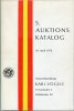 Vögele / Karlsruhe Auktions-Katalog 5 u.a. umfangreiche Sammlung Baden (77 Lose)