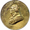 Frankreich eins. vergoldetes Br-Klischee Ludwig (Louis) XVIII. (1814/1815-1824)