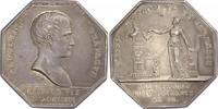 NAPOLEON UND SEINE ZEIT 8-eckige Silbermedaille Napoleon Bonaparte, 1. Konsul (1799-1804)