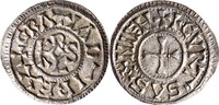 KAROLINGER: Denar Karl der Kahle (840-877), Denar, Curtis Saxoniem (Courgeon)