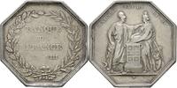 NAPOLEON UND SEINE ZEIT Silbermedaille Napoleon Bonaparte / Gründung der Bank de France -