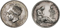 NAPOLEON UND SEINE ZEIT Silbermedaille Napoleon I. / Einnahme von Wien