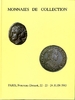 Barthold / Baudey&Pesce / Poinsignon Auktionskatalog (No.4) Antike, Frankreich, numismatische Bibliothek
