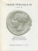MÜNZEN UND MEDAILLEN / Basel Auktion 68 Griechen, Römer, Byzantiner, Numismatische Literatur