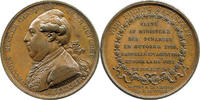 Braunschweig-Wolfenbüttel Bronzemedaille dritte Berufung von Jacques Necker als Finanzminister