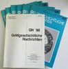 Geldgeschichtliche Nachrichten Zeitschrift Geldgeschichtliche Nachrichten (GN) Jahrgang 1988, Heft 123-128