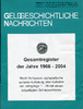 Geldgeschichtliche Nachrichten Zeitschrift Geldgeschichtliche Nachrichten (GN) Gesamtregister 1966-2004