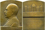 Frankreich Bronzeplakette Étienne Louis Josserant / Jurist -