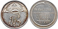 Hamburg Besuch des Landgrafen Carl von Hessen Silbermedaille 1776 vz-st