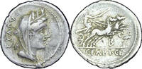 Römische Republik C. Fabius C. f. Hadrianus Denar 102 v.Chr ss