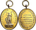 NAPOLEON UND SEINE ZEIT Bronzemedaille, vergoldet 1800 1. Republik (1793... 235,00 EUR  zzgl. 8,00 EUR Versand
