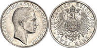 Sachsen-Coburg und Gotha 2 Mark 1905 Carl Eduard (1900-1918) vz 1250,00 EUR  zzgl. 15,00 EUR Versand