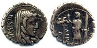 Römische Republik Denar A. Postumius Albinus