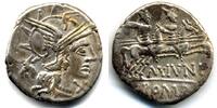 Römische Republik Denar M. Junius Silanus Bild