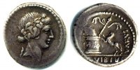 Römische Republik Denar C. Vibius Varus