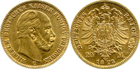 Preußen 20 Mark Wilhelm I. (1861-1877)