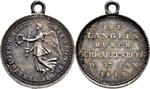 NAPOLEON UND SEINE ZEIT Siegespfennig Befreiungskriege / Sieg bei Langres -