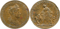 LOTHRINGEN / LORRAINE Bronzemedaille Lothringen-Commercy - Elisabeth Charlotte v. Orléans -