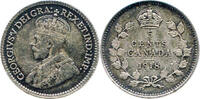 Kanada 5 Cents 1918 Georg V. (1910-1936) vz, schöne Patina 24,00 EUR  zzgl. 4,00 EUR Versand