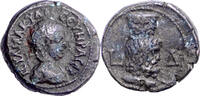 Tetradrachme 221 Römisches Kaiserreich Aquilia Severa, Gemahlin des Kaisers Elagabalus / Alexandria ss