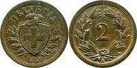 Schweiz 2 Rappen 1850 A Eidgenossenschaft ss+ 18,00 EUR  zzgl. 4,00 EUR Versand