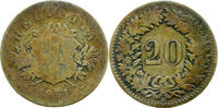Schweiz 20 Rappen 1851 Eidgenossenschaft s/s-ss 35,00 EUR  zzgl. 4,00 EUR Versand