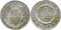 Schweiz / Solothurn 5 Batzen 1811 Kanton Solothurn vz 179,00 EUR  zzgl. 8,00 EUR Versand