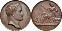 FRANKREICH Bronzemedaille 1807 Straße von Nizza nach Rom vz-prfr 249,00 EUR  zzgl. 8,00 EUR Versand