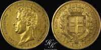Gold 100 Lire 1834 P - Carlo Alberto - (AU CONDITION) Italy